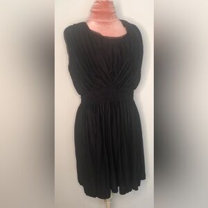 Simply Vera Vera Wang Sleeveless Ribbed textured Mini Dress Black Size XL